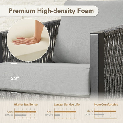 Set da bistrot per esterni Carlos, sedia girevole