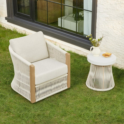 Set da bistrot per esterni Carlos, sedia girevole