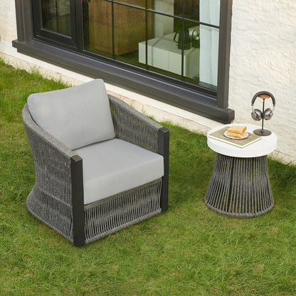 Set da bistrot per esterni Carlos, sedia girevole