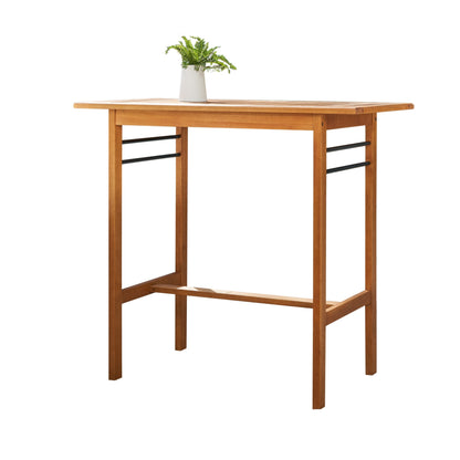 Tavolo da bar e sedie Carlton Honey Patio Wood all'altezza del bancone