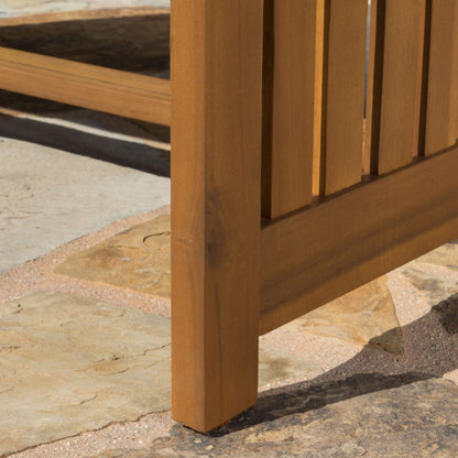 Christopher Knight Home Carolina - Set di divani da esterno in acacia da 4 pezzi - Seduta da giardino elegante e accogliente