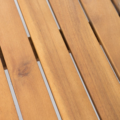 Christopher Knight Home Carolina - Set di divani da esterno in acacia da 4 pezzi - Seduta da giardino elegante e accogliente