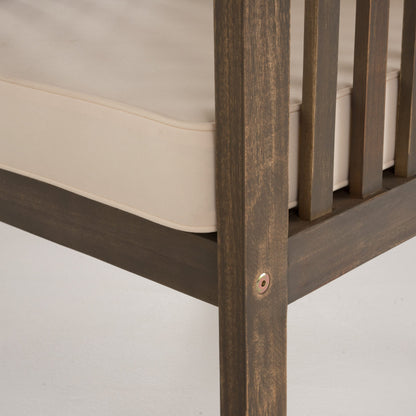 Christopher Knight Home Carolina - Set di divani da esterno in acacia da 4 pezzi - Seduta da giardino elegante e accogliente