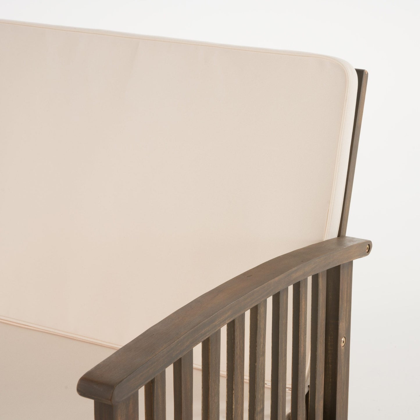 Christopher Knight Home Carolina - Set di divani da esterno in acacia da 4 pezzi - Seduta da giardino elegante e accogliente