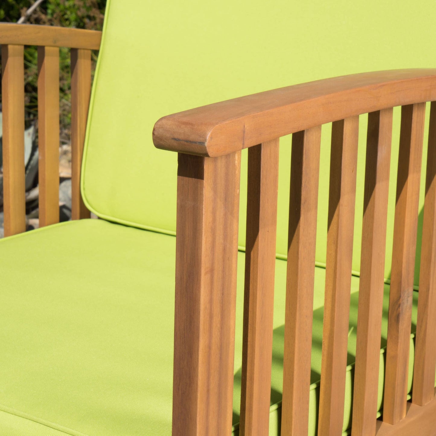 Set di divani da esterno Carolina Acacia da 8 pezzi di Christopher Knight Home