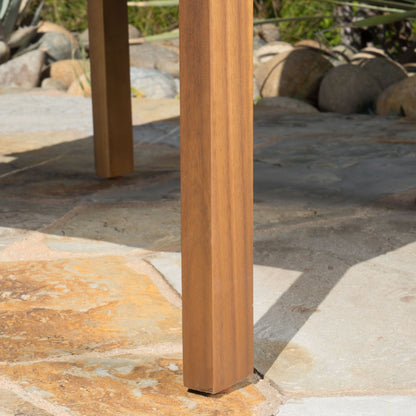 Set di divani da esterno Carolina Acacia da 8 pezzi di Christopher Knight Home