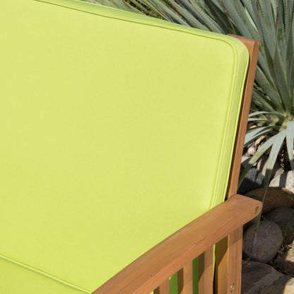 Set di divani da esterno Carolina Acacia da 8 pezzi di Christopher Knight Home