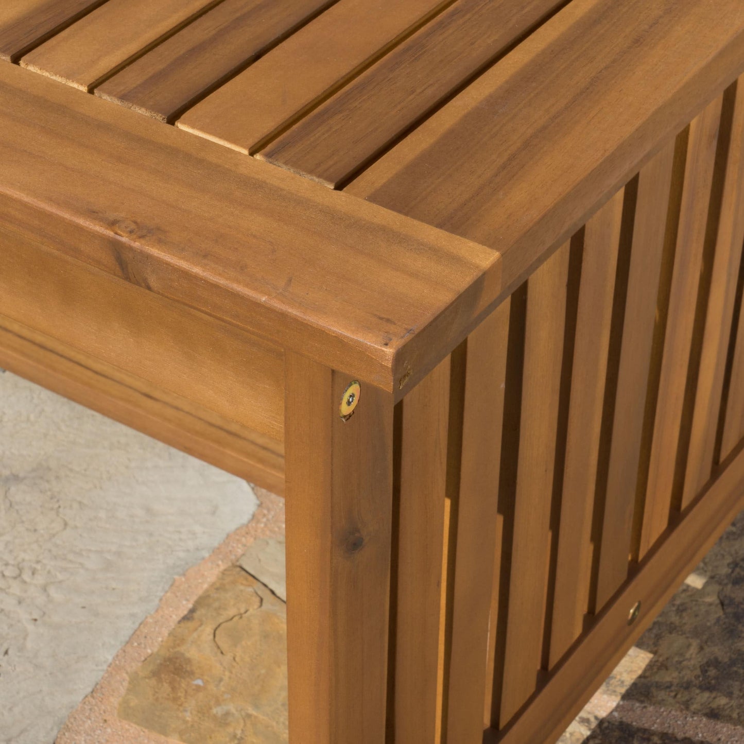 Set di divani da esterno Carolina Acacia da 8 pezzi di Christopher Knight Home