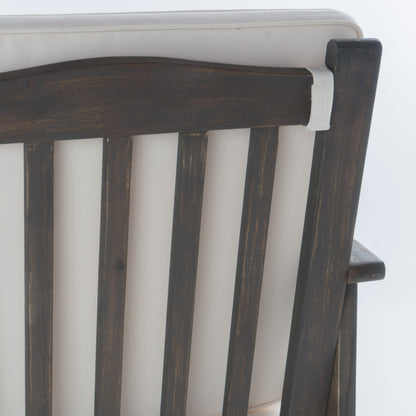 Set di divani da esterno Carolina Acacia da 8 pezzi di Christopher Knight Home