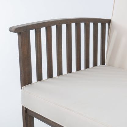 Set di divani da esterno Carolina Acacia da 8 pezzi di Christopher Knight Home