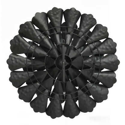 Carson Carrington Mjugg Teal Metal Flower Wall Art