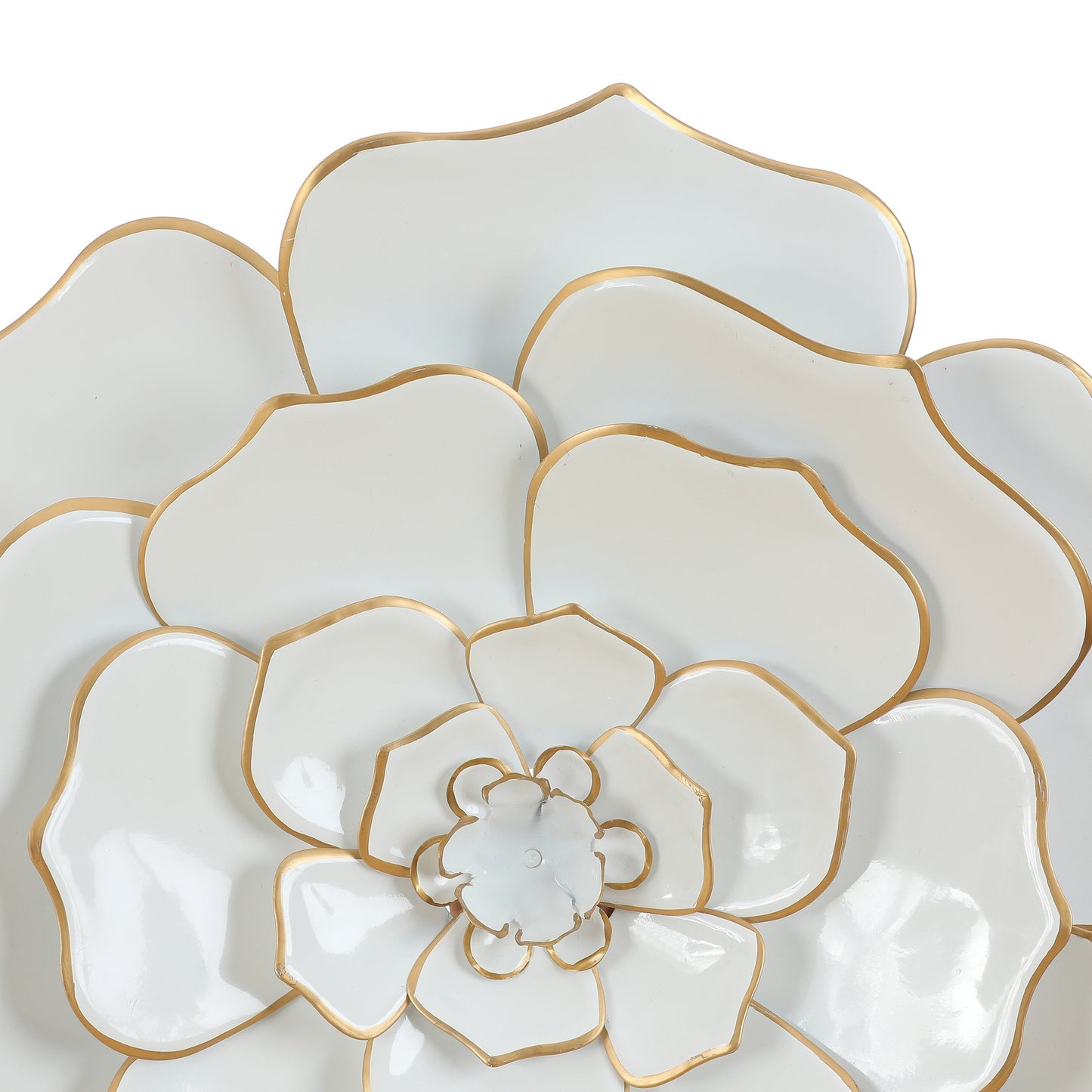 Carson Carrington Mjugg - Decorazione murale in metallo bianco con fiori