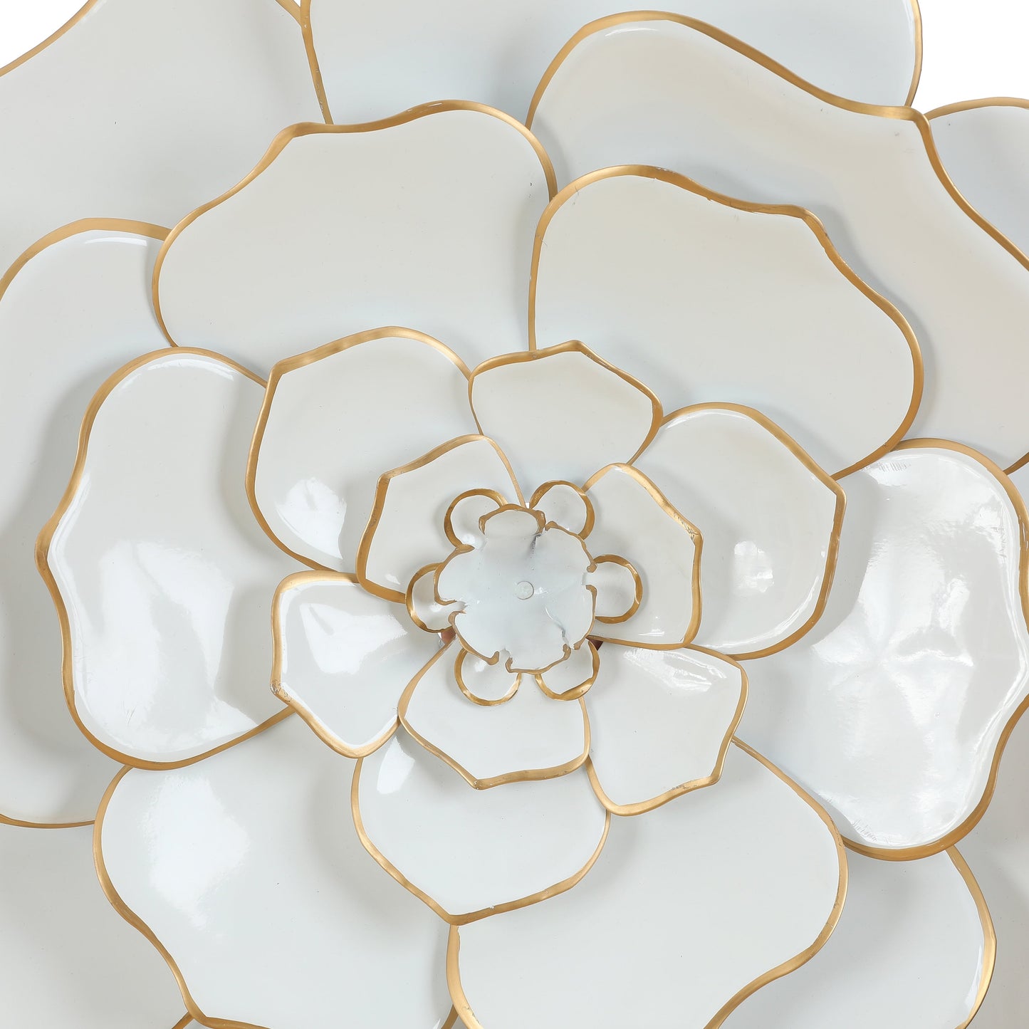 Carson Carrington Mjugg - Decorazione murale in metallo bianco con fiori