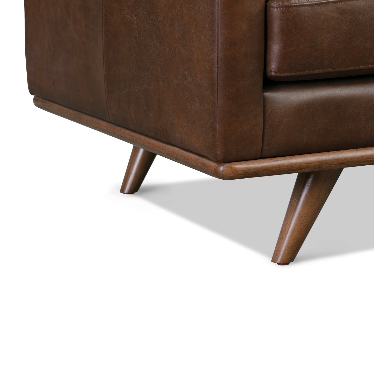 Divano Poly &amp; Bark Nolita 85 - Vera pelle italiana pieno fiore