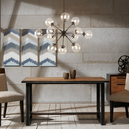 Lampadario INK+IVY Paige a 12 luci con lampadine a globo oversize