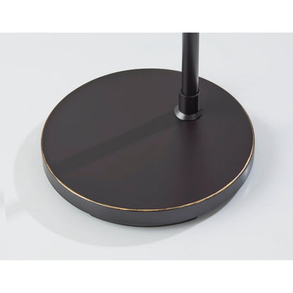 Lampada da terra ad arco in bronzo antico Ylserod di Carson Carrington