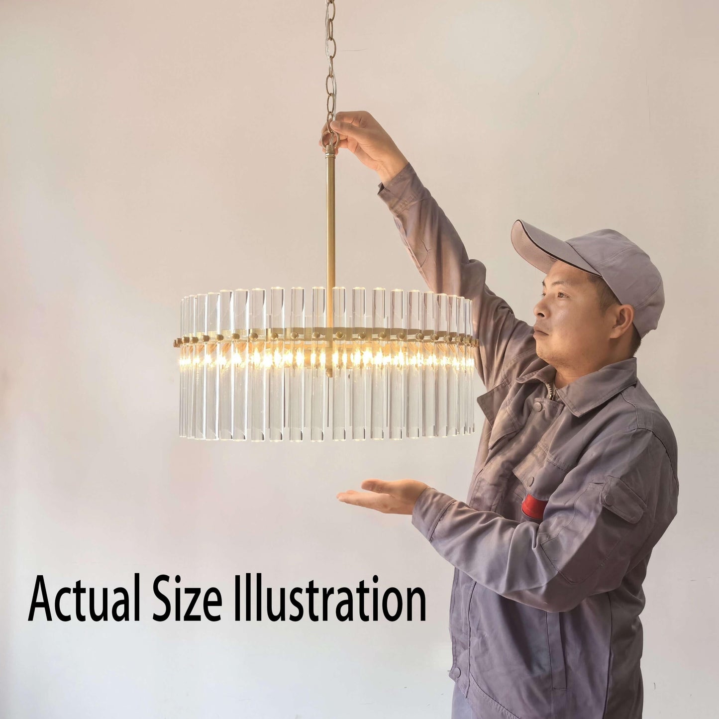 Lampadario in cristallo a 5 luci Casandra