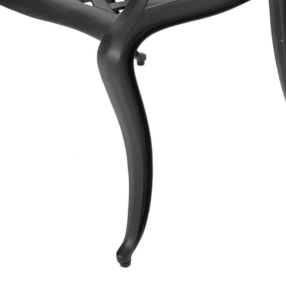 Set da pranzo da esterno in alluminio Cayman da 7 pezzi di Christopher Knight Home