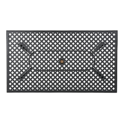 Set da pranzo da esterno in alluminio Cayman da 7 pezzi di Christopher Knight Home