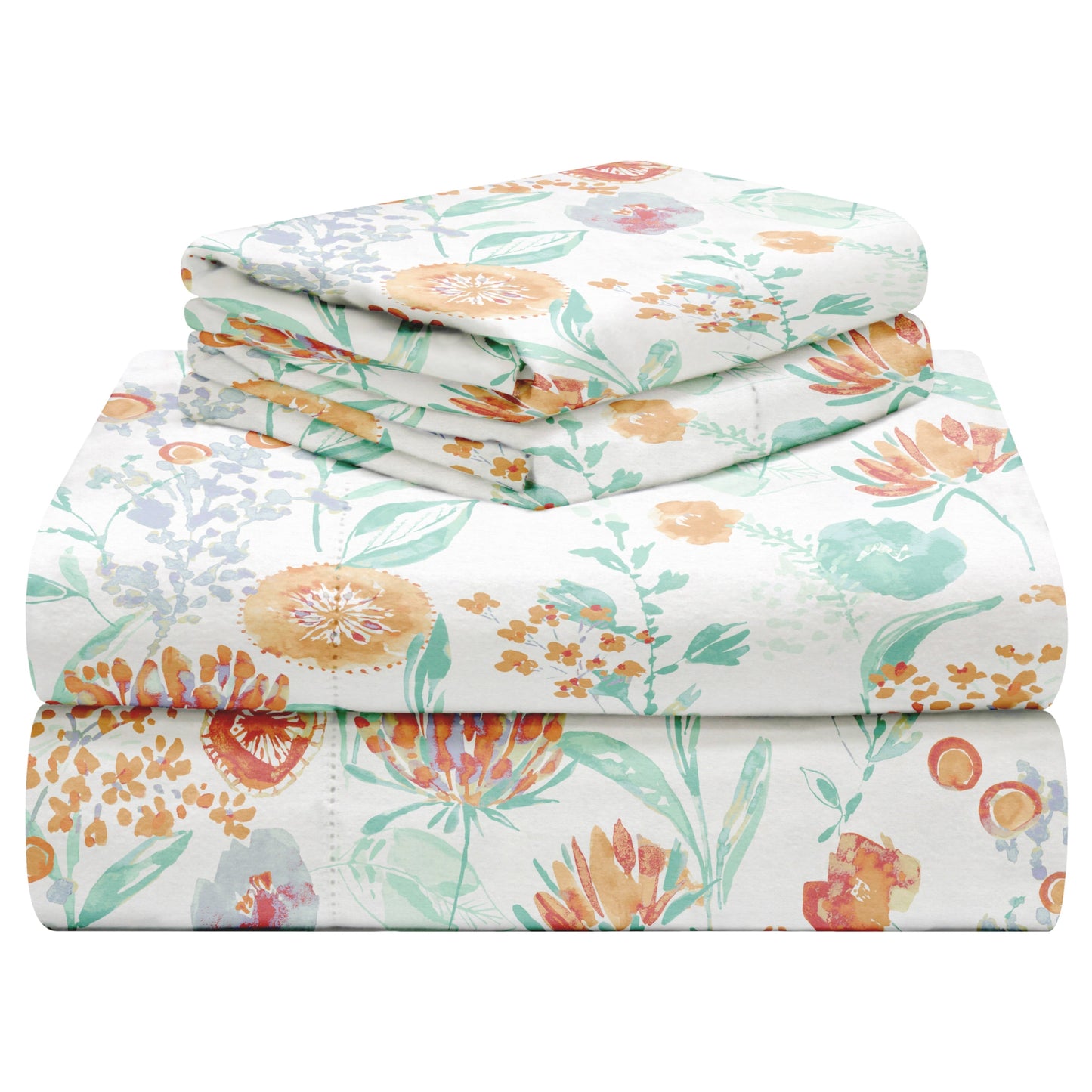 Set di lenzuola Celeste Home in flanella pesante di cotone 190 GSM, effetto velluto