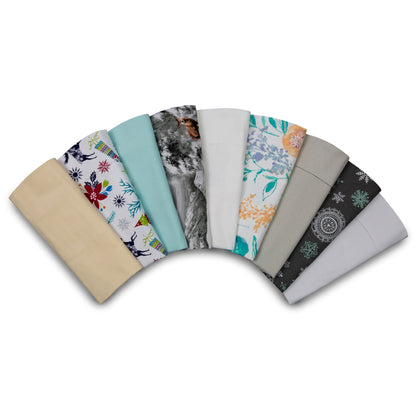 Set di lenzuola Celeste Home in flanella pesante di cotone 190 GSM, effetto velluto