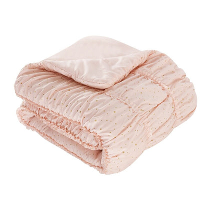 Set copripiumino in microfibra ultra morbida rosa "Celestial Princess" con cuscino a forma di luna