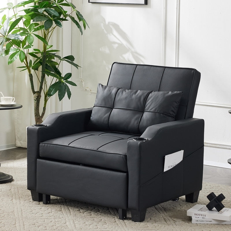 Poltrona letto, divano letto 3 in 1, poltrona reclinabile regolabile, poltrona, divano, letto, biancheria