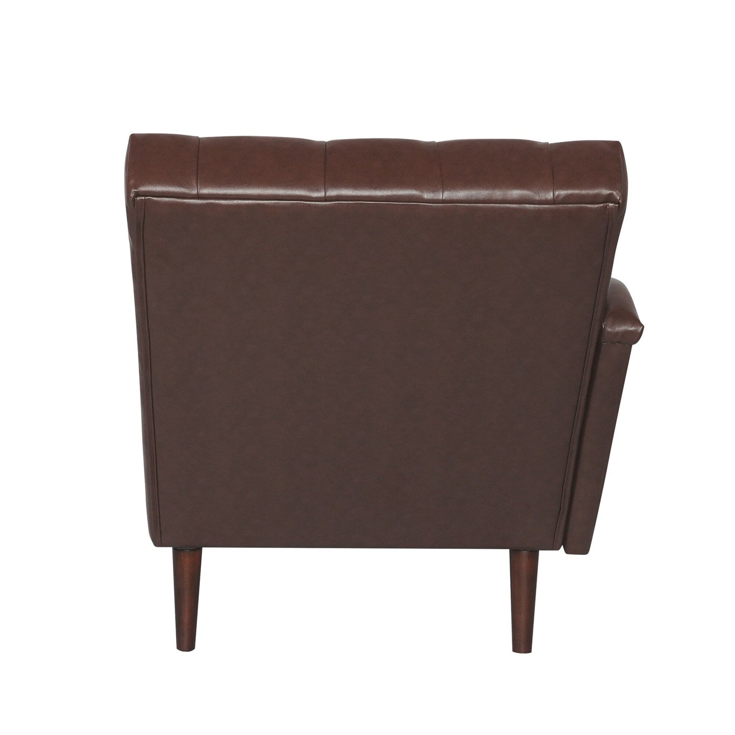 Poltrona chaise longue imbottita per interni, per il tempo libero, con cuscino e gambe in legno massello