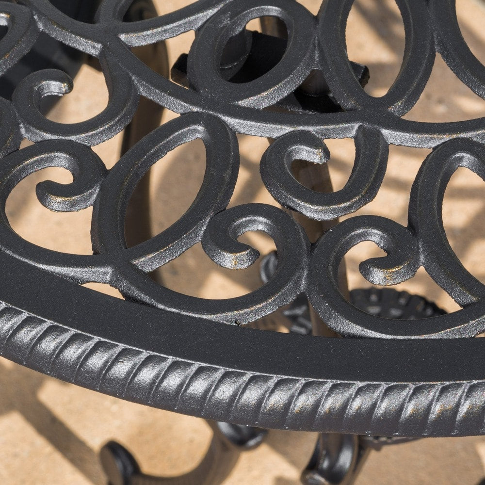 Set da bistrot Charleston in alluminio e rame di Christopher Knight Home