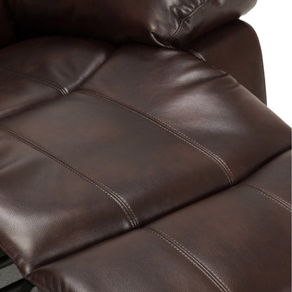 Poltrona reclinabile Charleston in pelle e gel di Greyson Living