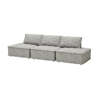 Set di divani modulari Chenille da 3 pezzi