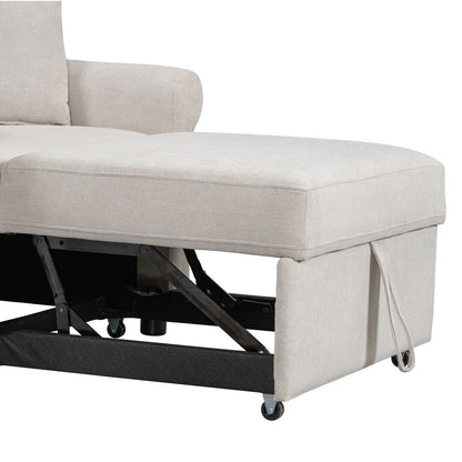 Poltrona letto trasformabile in ciniglia con schienale regolabile, poltrona 3 in 1 che si trasforma in letto, letto singolo per soggiorno