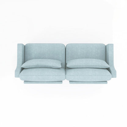 Divano in tessuto ciniglia