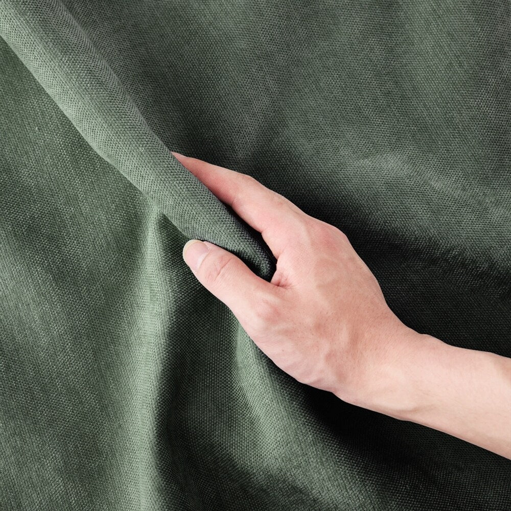 Divano in tessuto ciniglia