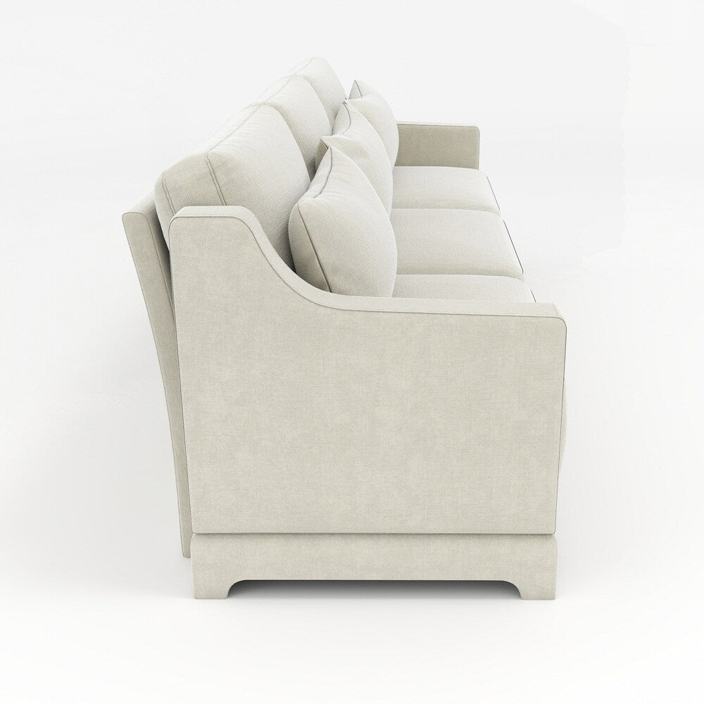 Divano in tessuto ciniglia