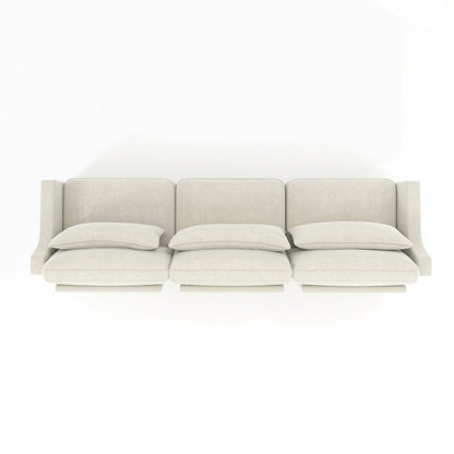 Divano in tessuto ciniglia