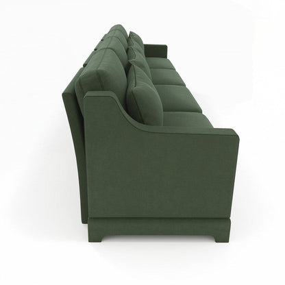 Divano in tessuto ciniglia