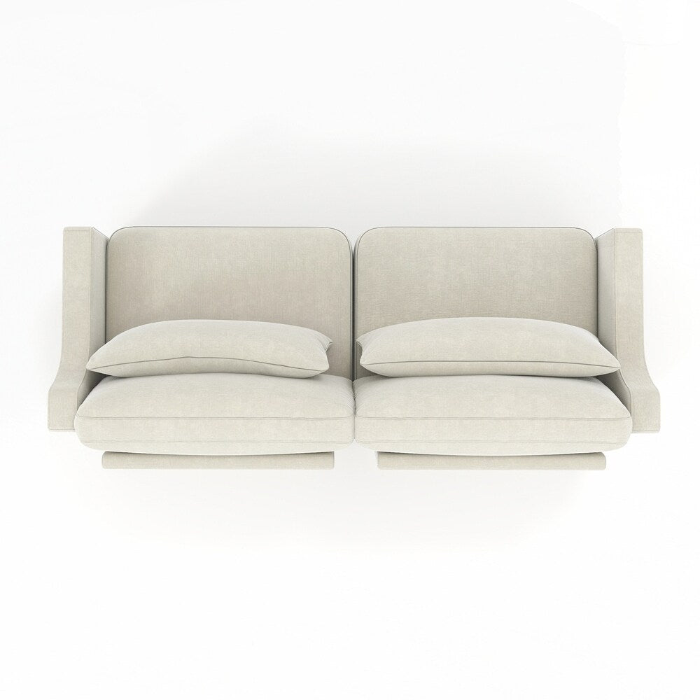 Divano in tessuto ciniglia