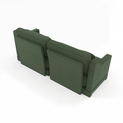 Divano in tessuto ciniglia