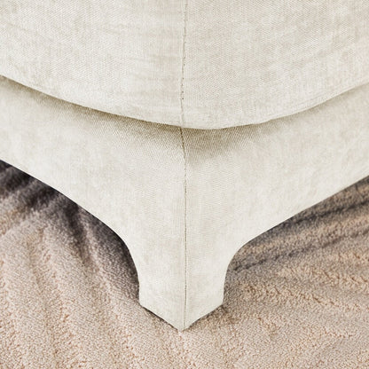 Divano in tessuto ciniglia