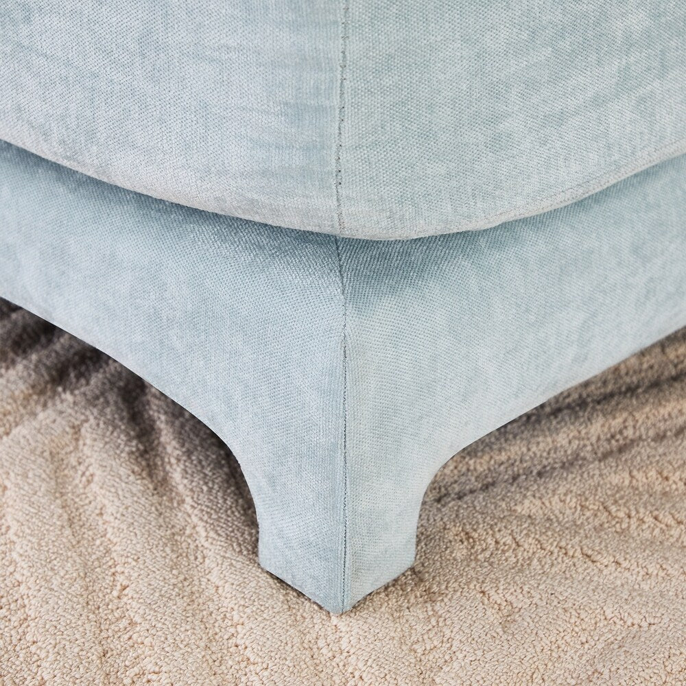 Divano in tessuto ciniglia