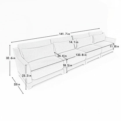 Divano in tessuto ciniglia