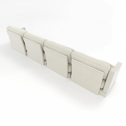 Divano in tessuto ciniglia