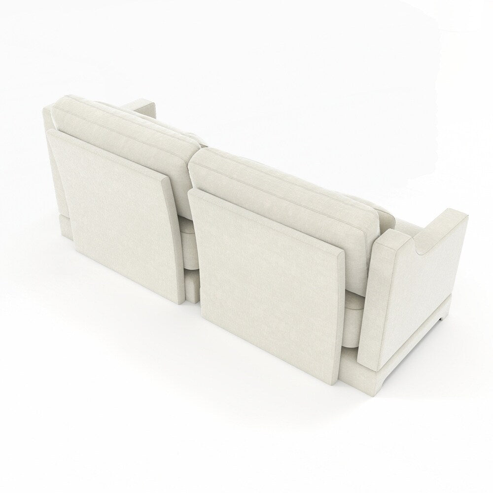 Divano in tessuto ciniglia