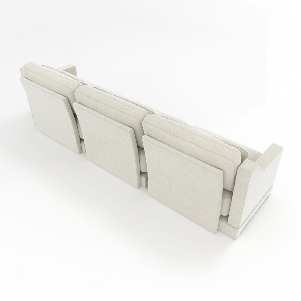 Divano in tessuto ciniglia