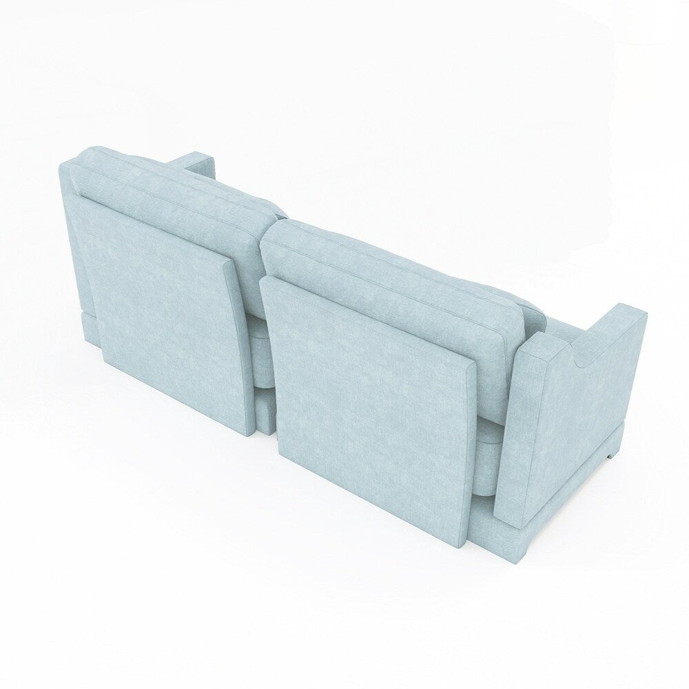 Divano in tessuto ciniglia