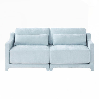 Divano in tessuto ciniglia