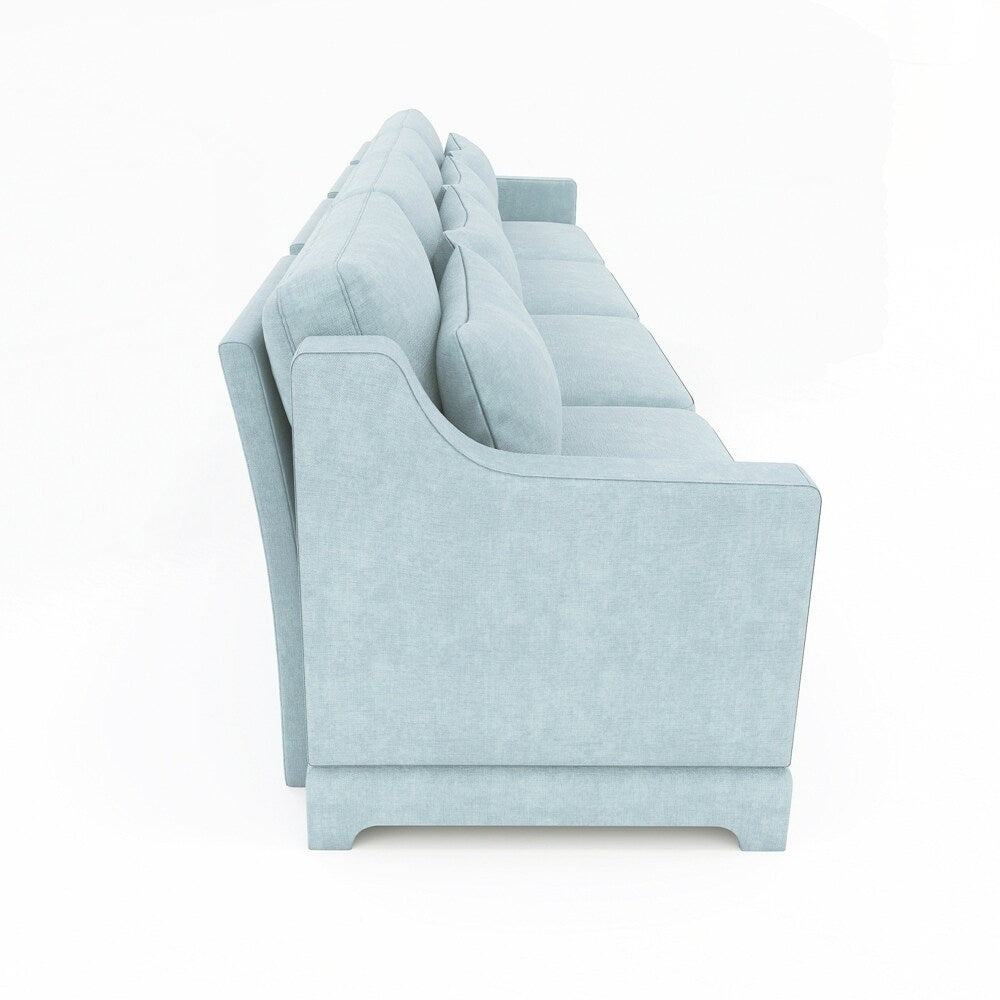 Divano in tessuto ciniglia