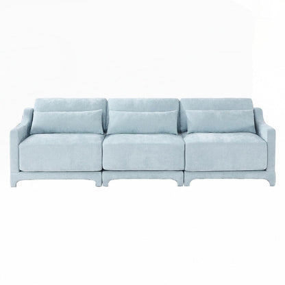 Divano in tessuto ciniglia