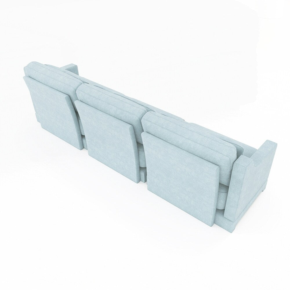 Divano in tessuto ciniglia